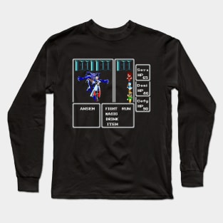 8 Bit Hearts Long Sleeve T-Shirt